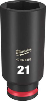 Milwaukee Shockwave Deep Impact Duty Socket 3/8"Dr-21mm (Each)