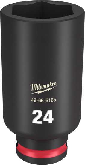 Milwaukee Shockwave Deep Impact Duty Socket 3/8"Dr-24mm (Each)