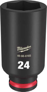 Milwaukee Shockwave Deep Impact Duty Socket 3/8"Dr-24mm (Each)