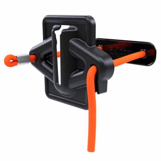 Sleek Skipper Cord Strap Holder for organized cord management on pillars, glass, or high gloss surfaces, perfect for any space.