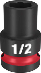 Milwaukee Shockwave Impact Duty Socket 1/2" Drive-1/2" (Each)