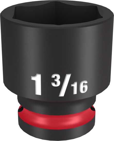 Milwaukee Shockwave Impact Duty Socket 1/2" Drive - 1 - 3/16" (Each)