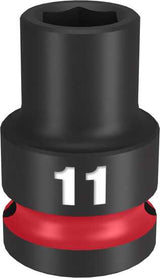 Milwaukee Shockwave Impact Duty Socket 1/2" Drive-11mm (Each)