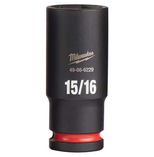 Milwaukee Shockwave Deep Impact Duty Socket 1/2"Dr-15/16" (Each)