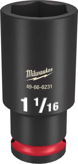 Milwaukee Shockwave Deep Impact Duty Socket 1/2"Dr-1-1/16" (Each)