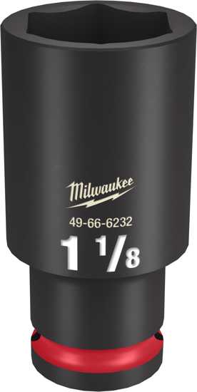 Milwaukee Shockwave Deep Impact Duty Socket 1/2"Dr-1-1/8" (Each)