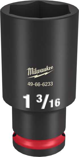 Milwaukee Shockwave Deep Impact Duty Socket 1/2"Dr-1-3/16" (Each)