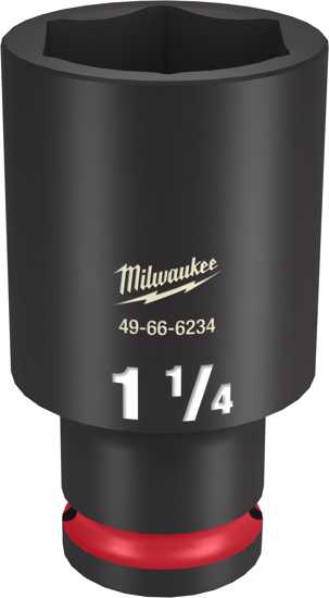 Milwaukee Shockwave Deep Impact Duty Socket 1/2"Dr-1-1/4" (Each)