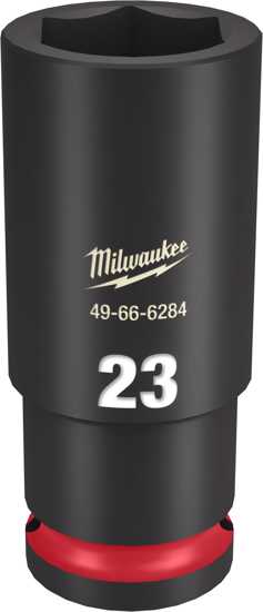 Milwaukee Shockwave Deep Impact Duty Socket 1/2"Dr - 23mm (Each)