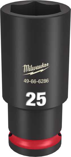 Milwaukee Shockwave Deep Impact Duty Socket 1/2"Dr-25mm (Each)