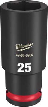 Milwaukee Shockwave Deep Impact Duty Socket 1/2"Dr-25mm (Each)