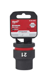 Milwaukee Shockwave Impact Duty Socket 3/4" Drive-21mm (Each)