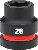 Milwaukee Shockwave Impact Duty Socket 1" Drive-26mm (Each)