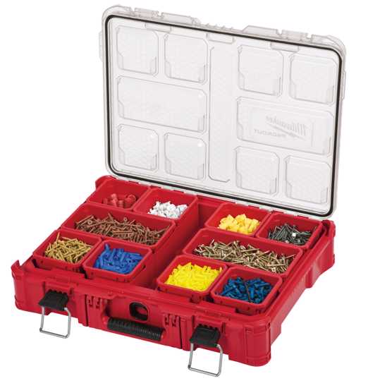 Milwaukee PACKOUT Large Organiser-480 x 390 x 110mm-Each