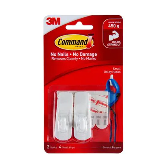 Command Utility Hooks - Small - Pack of 2