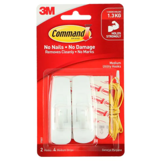 Command Utility Hooks - Medium - Pack of 2