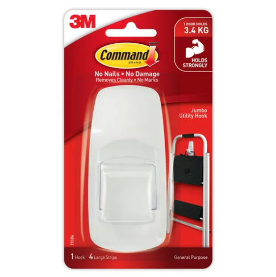 Command Utility Hook - Jumbo - Pack of 1