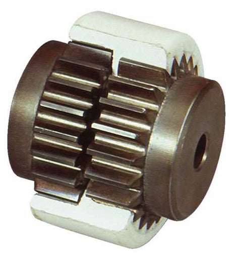 Radicon Nylicon No. 1 Hub Pilot Bore coupling, featuring robust gear teeth and durable nylon sleeve for heavy-duty applications.