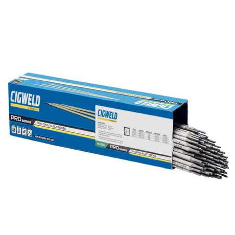 Cigweld Ferrocraft 61 welding electrodes in a 5kg pack, 4.0mm, designed for reliable performance in various welding applications.