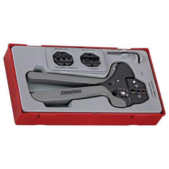 Teng 4pc Ratchet Crimping Tool Set  -  TC - Tray - 4 Piece Set - Set