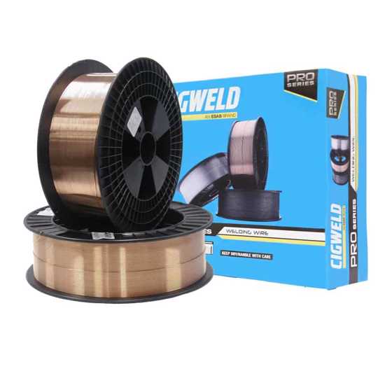 Cigweld Autocraft LW1-6 Mig Wire, 1.2mm, 15kg roll, copper-coated for GMAW with superior arc stability and penetration.