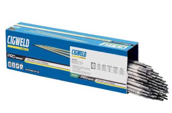 Cigweld Weldcraft 6013 electrodes in a 5kg pack, 4.0mm, suitable for high-quality welding in various applications.