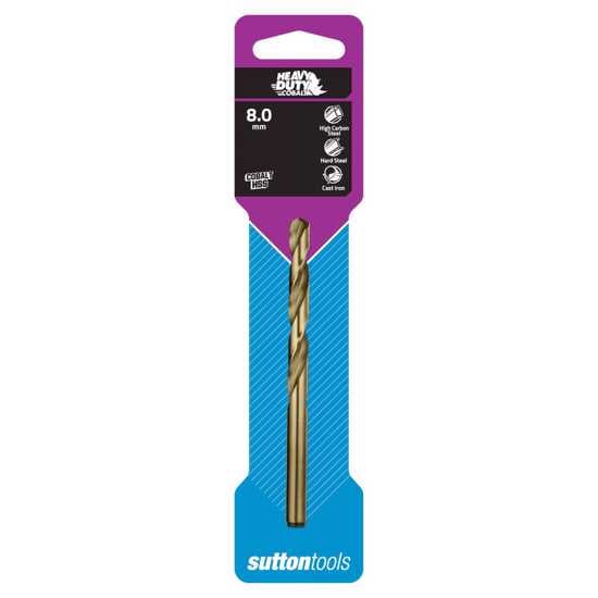 Sutton Drill Bit Cobalt Jobber HSS-8.0mm-Each