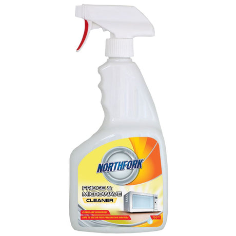 Northfork Fridge and Microwave Cleaner 750ml, powerful odorless cleaner for removing fats and stains from hard surfaces.