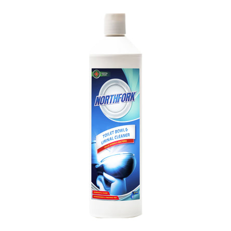 Northfork Toilet Bowl and Urinal Cleaner 1L in a bottle, designed for effective disinfection and removal of stubborn buildup.