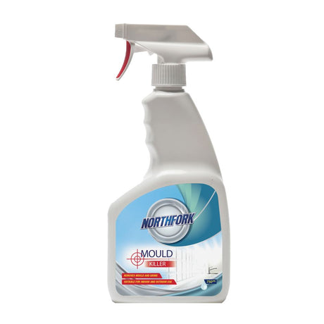 Northfork Mould Killer 750ml, effective mould remover for bathrooms and kitchens, eliminates stains and prevents future growth.