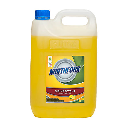 Geca Sanitiser Lemon 3x5L in carton, powerful cleaner, deodoriser with a fresh lemon scent, safe for all washable surfaces.