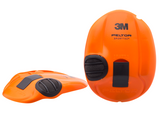 3M PELTOR SportTac hearing protector for hunters, features interchangeable shells, collapsible design, and ambient sound amplification.