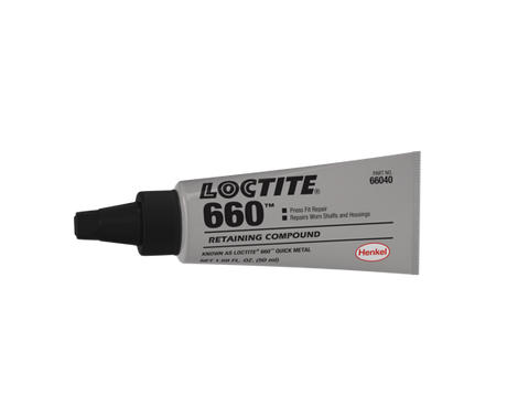 LOCTITE 660 Retaining Compound, 50ml, ideal for bonding cylindrical fittings with excellent gap-filling and high strength.