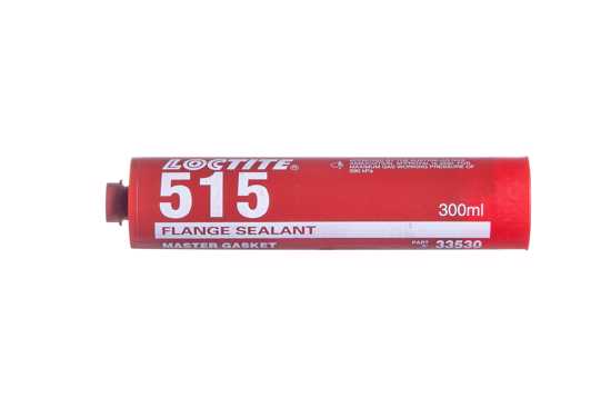 LOCTITE 515 Gasket Maker, 300ml, dark purple, high viscosity, ideal for sealing metal flanges in industrial applications.