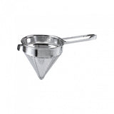 Chef Inox Conical Strainer Coarse 230mm made of durable stainless steel, ideal for straining sauces and stocks effortlessly.