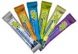 Assorted pack of 50 Sqwincher Zero Qwik Stiks in flavors like Orange and Grape for low-sugar hydration and electrolyte replenishment.