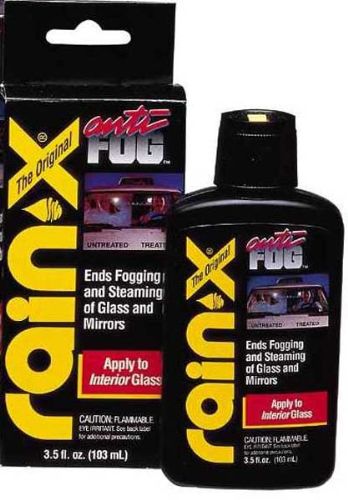 Rain-X Anti-Fog - 103ML spray for preventing fog on automotive, marine glass, and bathroom mirrors for clear visibility.