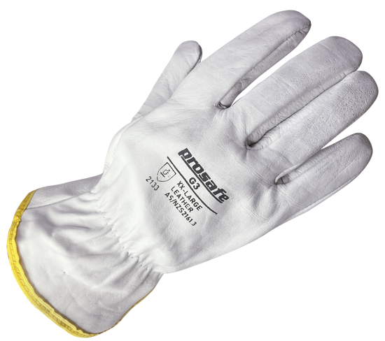 Durable 2XLarge Prosafe G3 Rigger Gloves made of full-grain leather, ideal for construction, driving, and versatile work tasks.