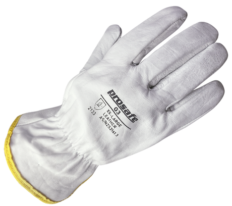 Durable 2XLarge Prosafe G3 Rigger Gloves made of full-grain leather, ideal for construction, driving, and versatile work tasks.