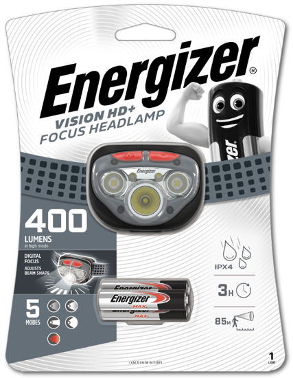 Energizer Vision HD+ Focus Headlight - Each