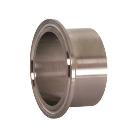 Dixon SS316 Long Weld Ferrule Clamp Fitting in stainless steel, ideal for food and beverage industries, 1/2" size.