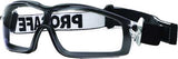 Prosafe Rattler safety glasses with foam seal, anti-fog coating, and adjustable features for optimal comfort and protection.