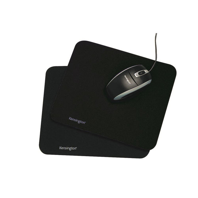 Vibrant blue Kensington Basic Mouse Pad, 260mm x 222mm, offering a smooth surface for enhanced precision and durability.