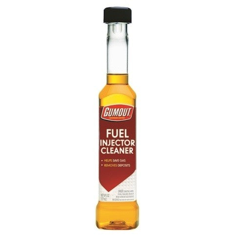 GUMOUT Fuel Injector Cleaner 177ml enhances engine performance by cleaning injectors and preventing carbon buildup.