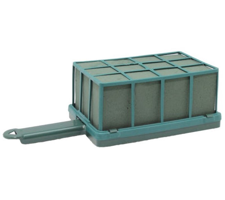Aspac Grande Holder for stylish floral displays, measuring 17.5x11.5x8.5cm, perfect for fresh or artificial arrangements.
