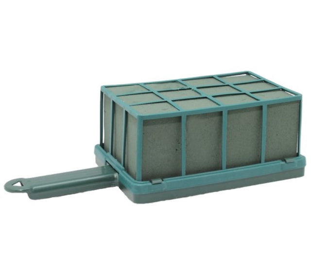 Aspac Grande Holder for stylish floral displays, measuring 17.5x11.5x8.5cm, perfect for fresh or artificial arrangements.