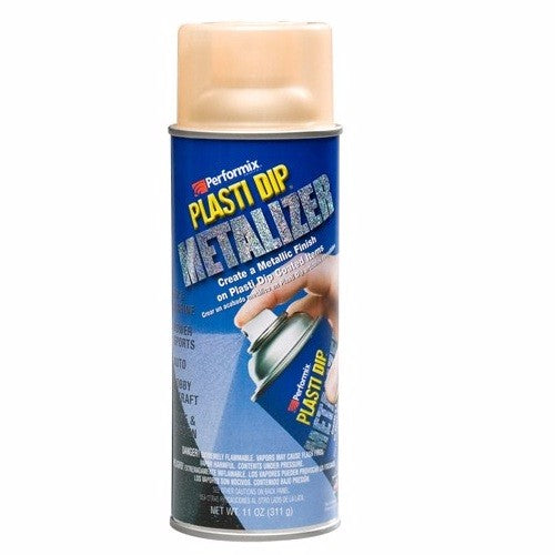 Plasti Dip Aerosol Gold Metalizer spray can for achieving a stunning metallic gold finish on various surfaces.