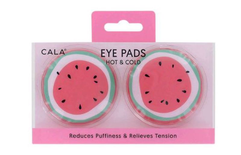 Hot & Cold Eye Pads in Watermelon design, perfect for soothing tired eyes and reducing puffiness with warm or cold therapy.