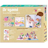 Avenir Origami kit with 40 vibrant sheets for kids to create a magical unicorn world and enhance their creativity.