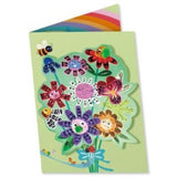 Colorful Avenir Scratch Flower Greeting Cards with scratch-off art for kids, encouraging creativity and personal messages.